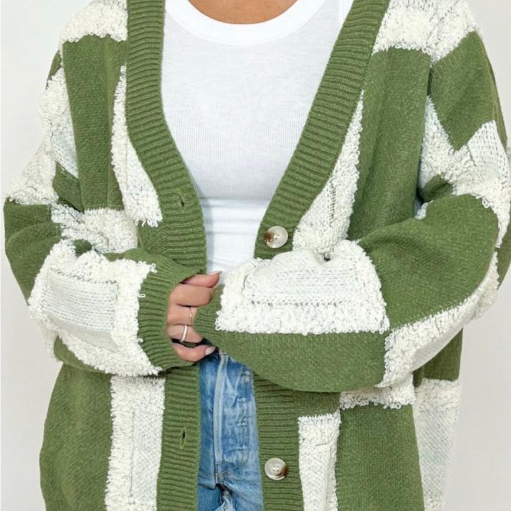 Talulah Scooter Check cardigan size Medium